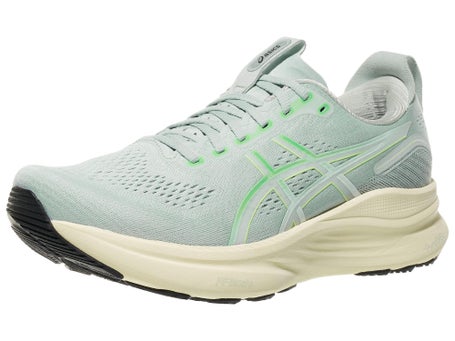 NEW ASICS men\'s kayano 32 shoe in cold moss/vital green GEL-KAYANO 32 EXTRA WIDE | Men | Cold Moss/Vital Green  main image 4