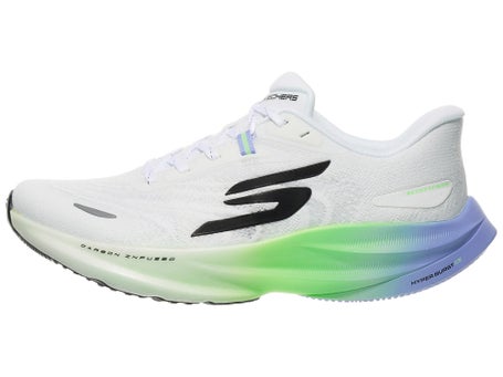 Skechers Aero Spark\Womens Shoes\White/Lime