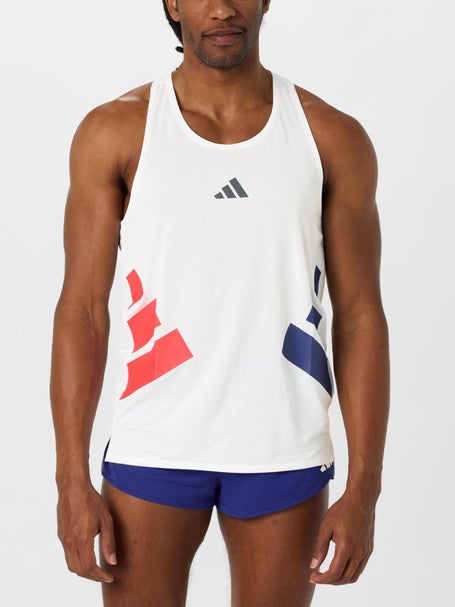 adidas Mens Adizero All Time Classics Run Singlet