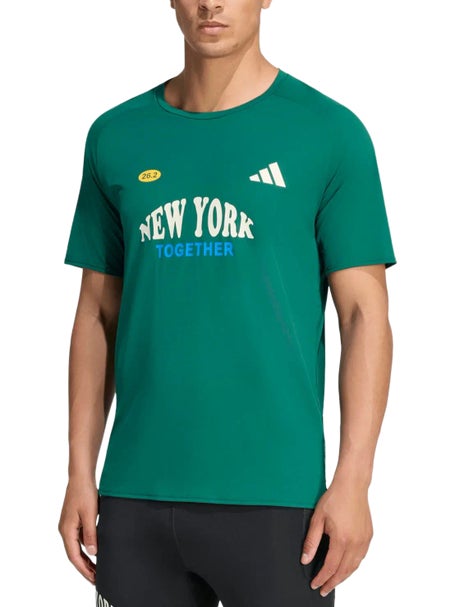 adidas Mens adizero NYC Race Short Sleeve