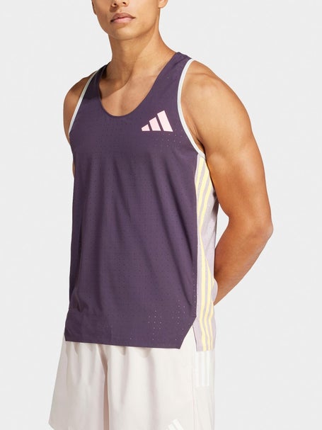 adidas Men's Adizero Promo Running Singlet