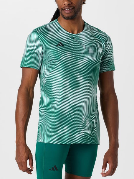 adidas Mens adizero Swirl Print Short Sleeve