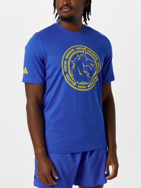 adidas Mens Boston Marathon 2026 Logo Short Sleeve