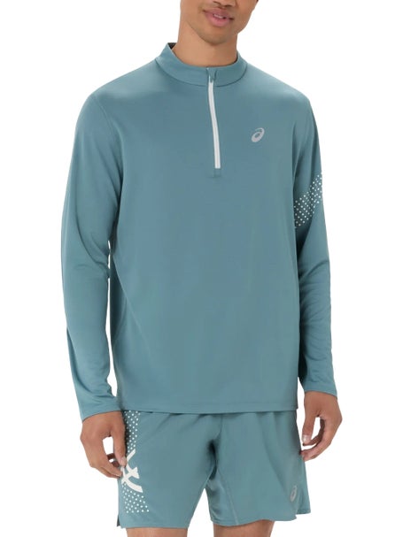 ASICS Mens Icon 1/2 Zip Long Sleeve Top