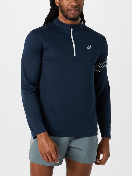 ASICS Mens Icon Long Sleeve Half Zip