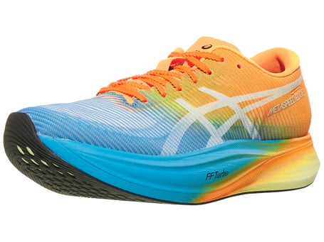 asics blue and orange shoes