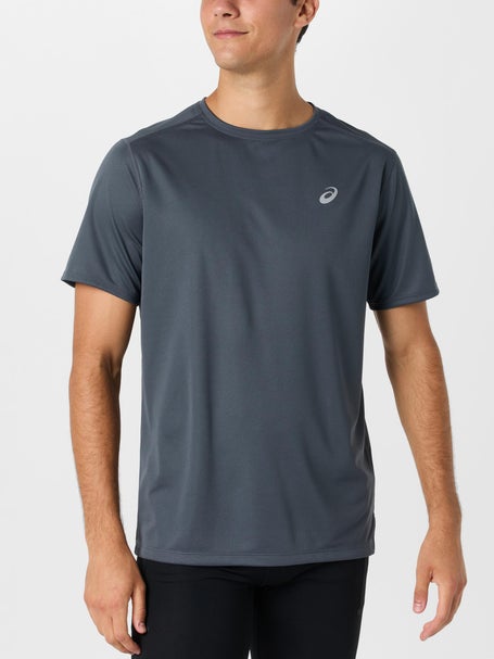 ASICS Mens Silver Short Sleeve
