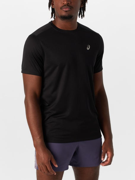 ASICS Mens Silver Short Sleeve