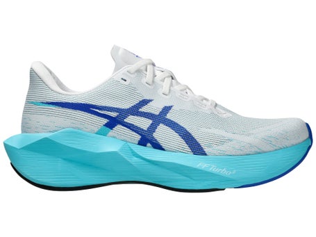 ASICS Novablast 6\Mens Shoes\White/Energy Aqua