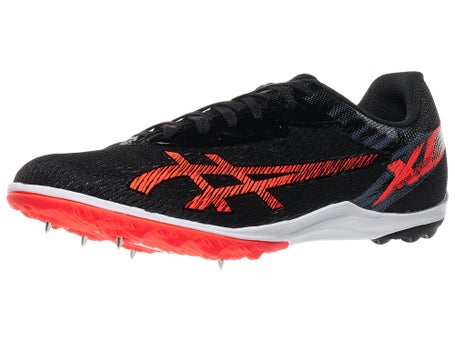 ASICS Resurgence XC Spikes Unisex Black/Flash Red | Running  display picture 2