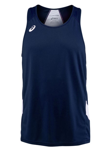 asics men's team sweep singlet