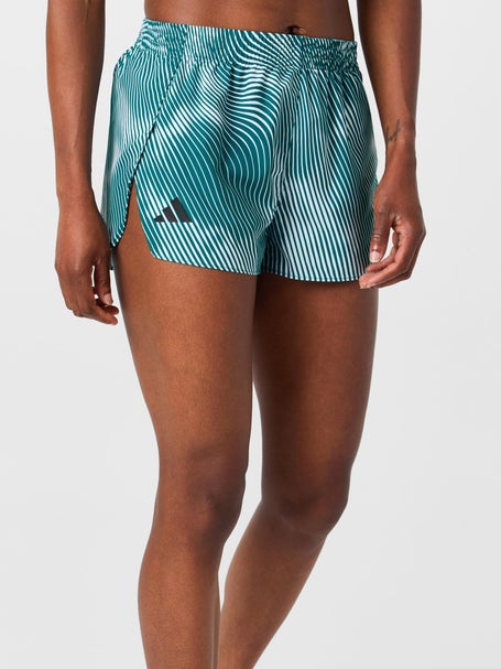 adidas Womens adizero Swirl Print Run Short