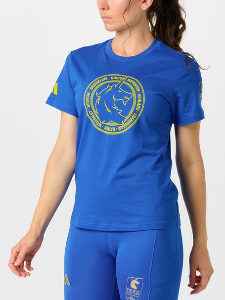 adidas Womens Boston Marathon 2026 Logo Short Sleeve