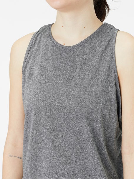 WOMEN'S READY-SET LYTE TANK, Dark Grey Heather, Sleeveless Shirts