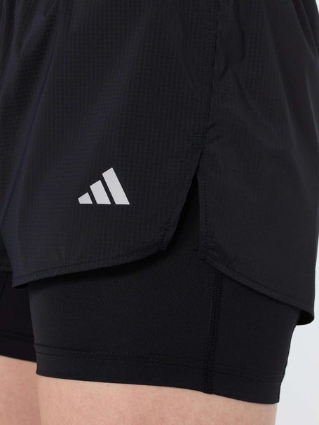 adidas Ultimate Two-in-One Shorts - Black, Women's Running