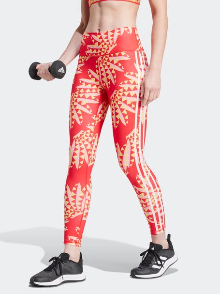 womens red adidas leggings
