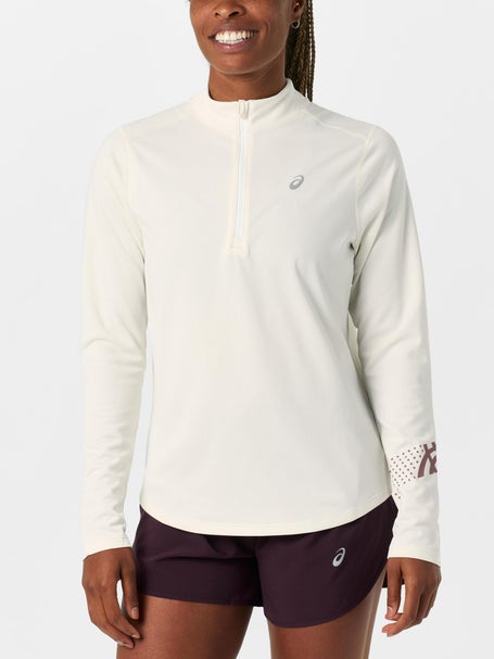 ASICS Womens Icon 1/2 Zip Long Sleeve Top