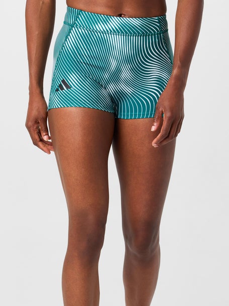 adidas Womens adizero Teal Print Boyshort