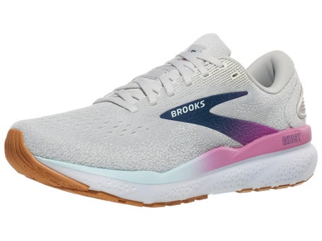 Brooks Ghost 16 Women's Shoes White/Grey/Estate Blue Running