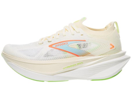 Brooks Hyperion Max 3\Womens Shoes\Coconut/Green Gecko