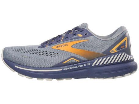 Brooks Adrenaline GTS 23 Men's Shoes Grey/Blue/Orange | Running Warehouse