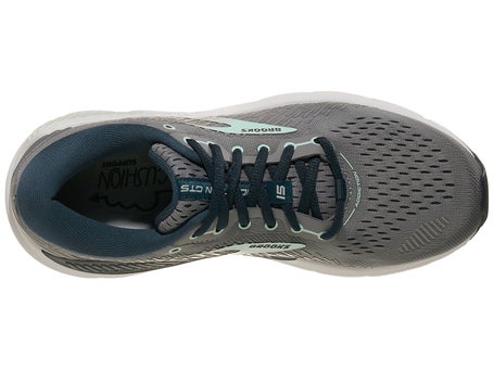 Brooks Addiction GTS 15 Women's Shoes Grey/Navy/Aqua Running