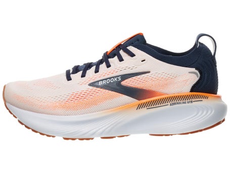 Brooks Adrenaline GTS 25\Mens Shoes\Wh/Spellbnd/Orange