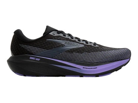 Brooks Ghost AMP\Mens Shoes\Black/Grey/Purple Hebe