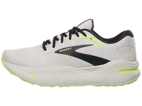 Brooks Ghost Max Men's Shoes Grey/Black/Shrp Green | Running Warehouse