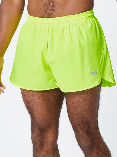 Women's Neon Lime 1 Elite Split Shorts – BOA