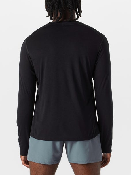 T-shirt à Manches Longues En Coton Avec Col à 3 Boutons Pour Homme