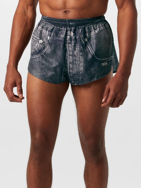 BOA Mens Elite 1 Split Short Blk Jort
