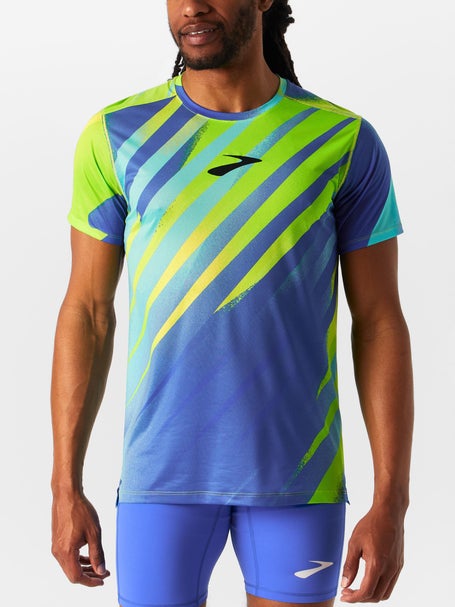 Brooks Mens Elite Mavericks Zag Short Sleeve