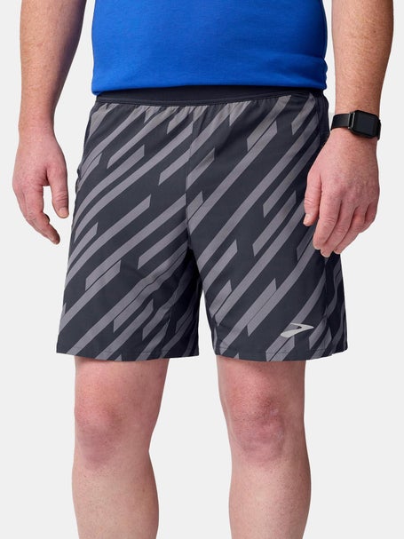 Brooks Mens Journey 2in1 7 Short Print