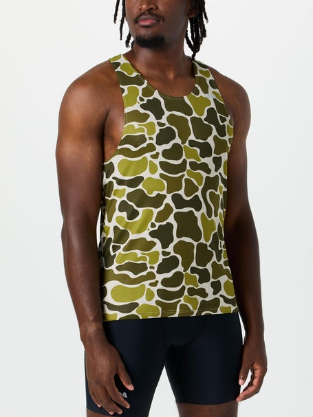 BOA Mens Vapor Lite Racing Singlet Urban Camo Khaki