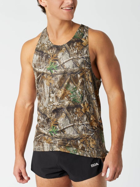 BOA Mens Vapor Lite Racing Singlet Real Tree