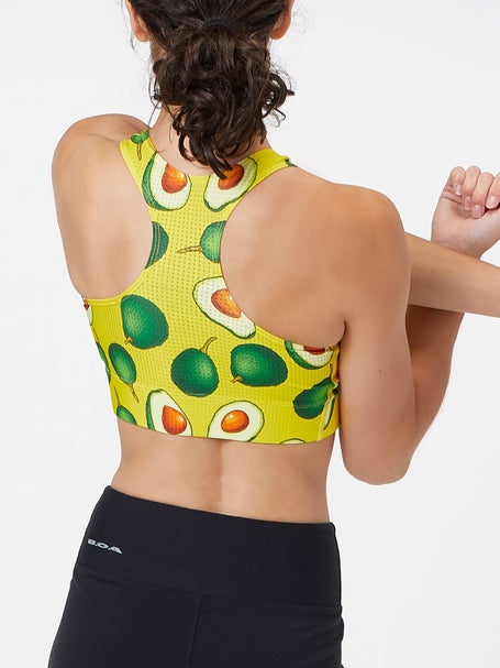 Boa Printed Performance Bra Avocado Running Warehouse