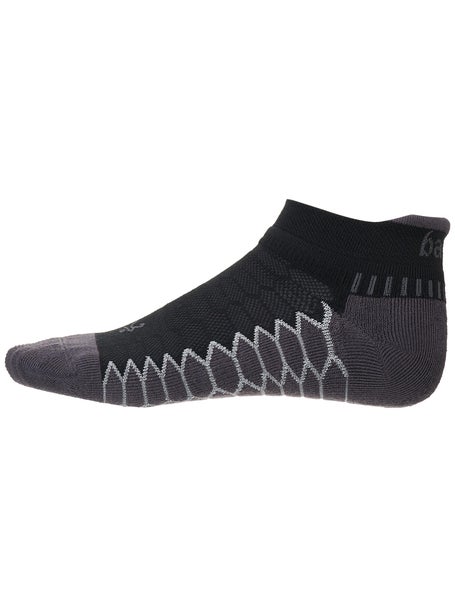 Balega Silver No Show Socks Black