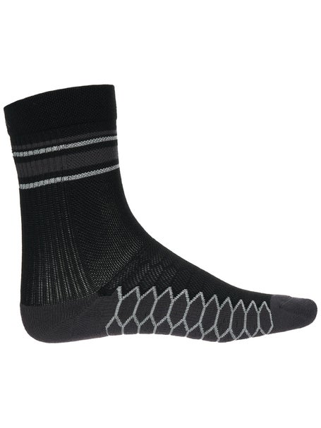 Balega Silver Mini Crew Socks Black Running Warehouse