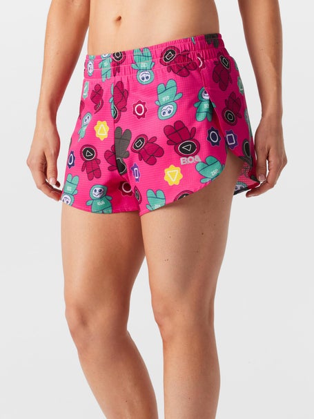 BOA Womens AeroPro 3 Split Shorts Red Stop Green Go
