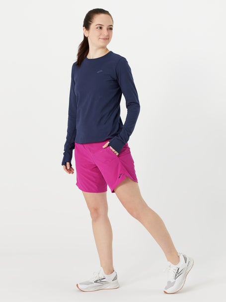 Womens Mid Rise Speed Up Brooks Chaser 7 Shorts With 4 Length From  Family12, $3.65