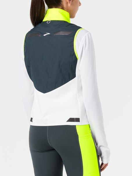 veste sans manches pour le sport trail running BROOKS run visible insulated  vest pour femme