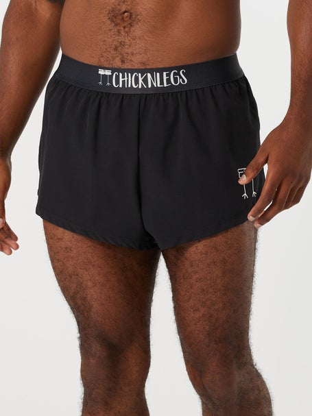 ChicknLegs Men's Black 2 Split Shorts