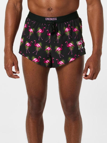 ChicknLegs Mens Flamingo 2 Split Shorts