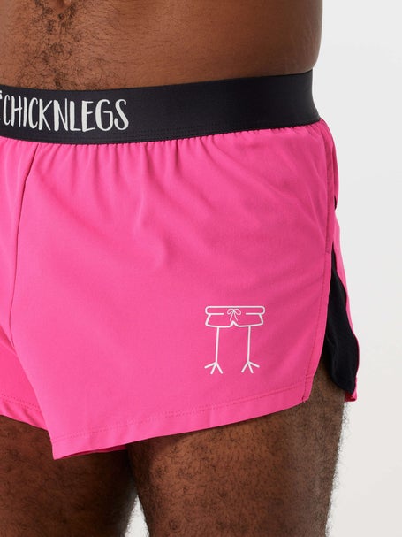 Men's Neon Pink 2 Split Shorts – ChicknLegs