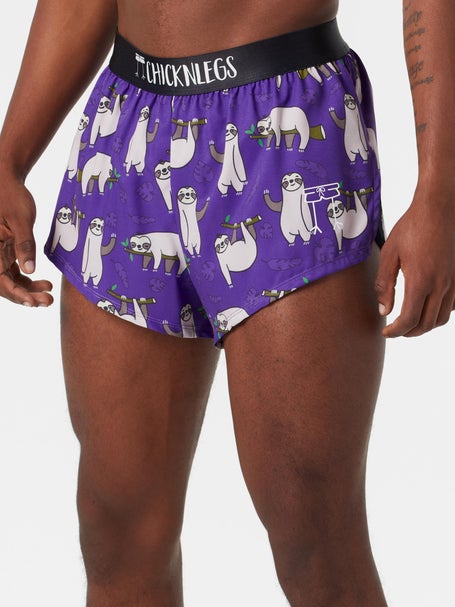 ChicknLegs Mens Sloths 2 Split Shorts