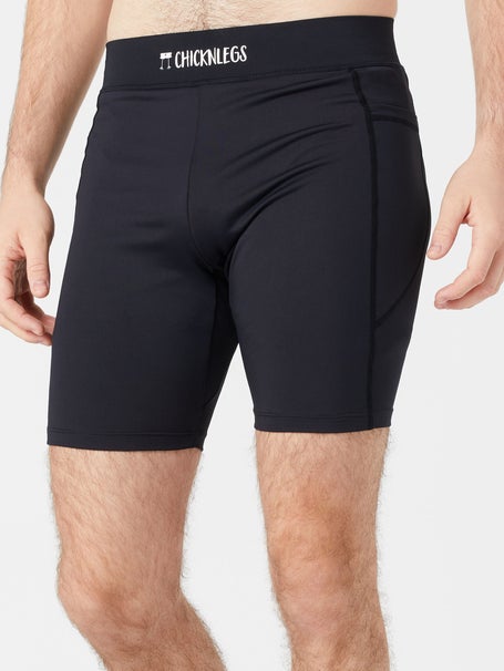 Men's Black 8 Half Tights