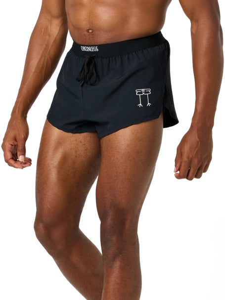 ChicknLegs Mens Black 2 DS Split Short