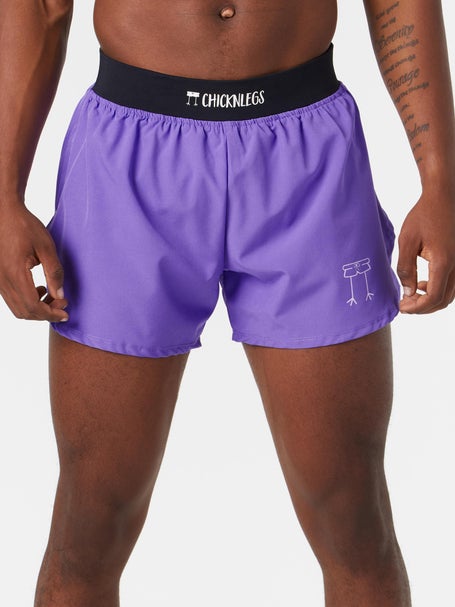 ChicknLegs Mens Purple 4 Half Split Shorts