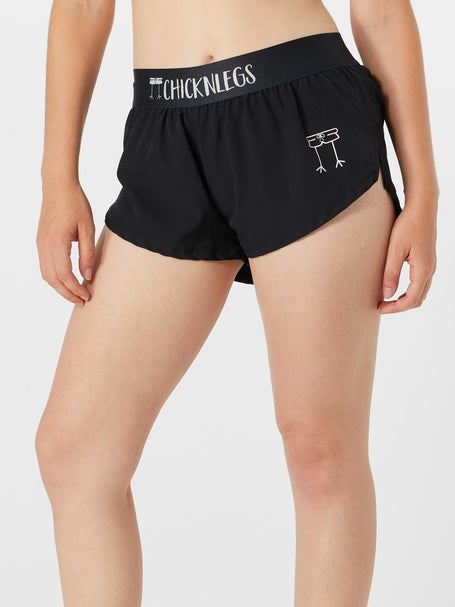 ChicknLegs Women's Black 1.5 Split Shorts